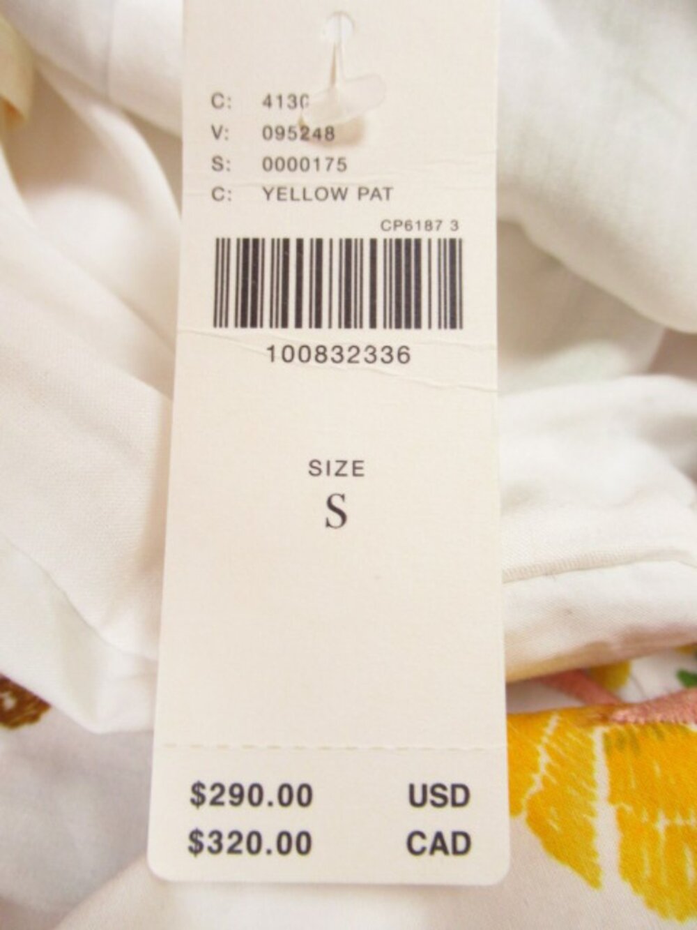 Farm Rio x Anthropologie Sleeveless Scallop-Trim Printed Midi Dress S - Picture 15 of 15